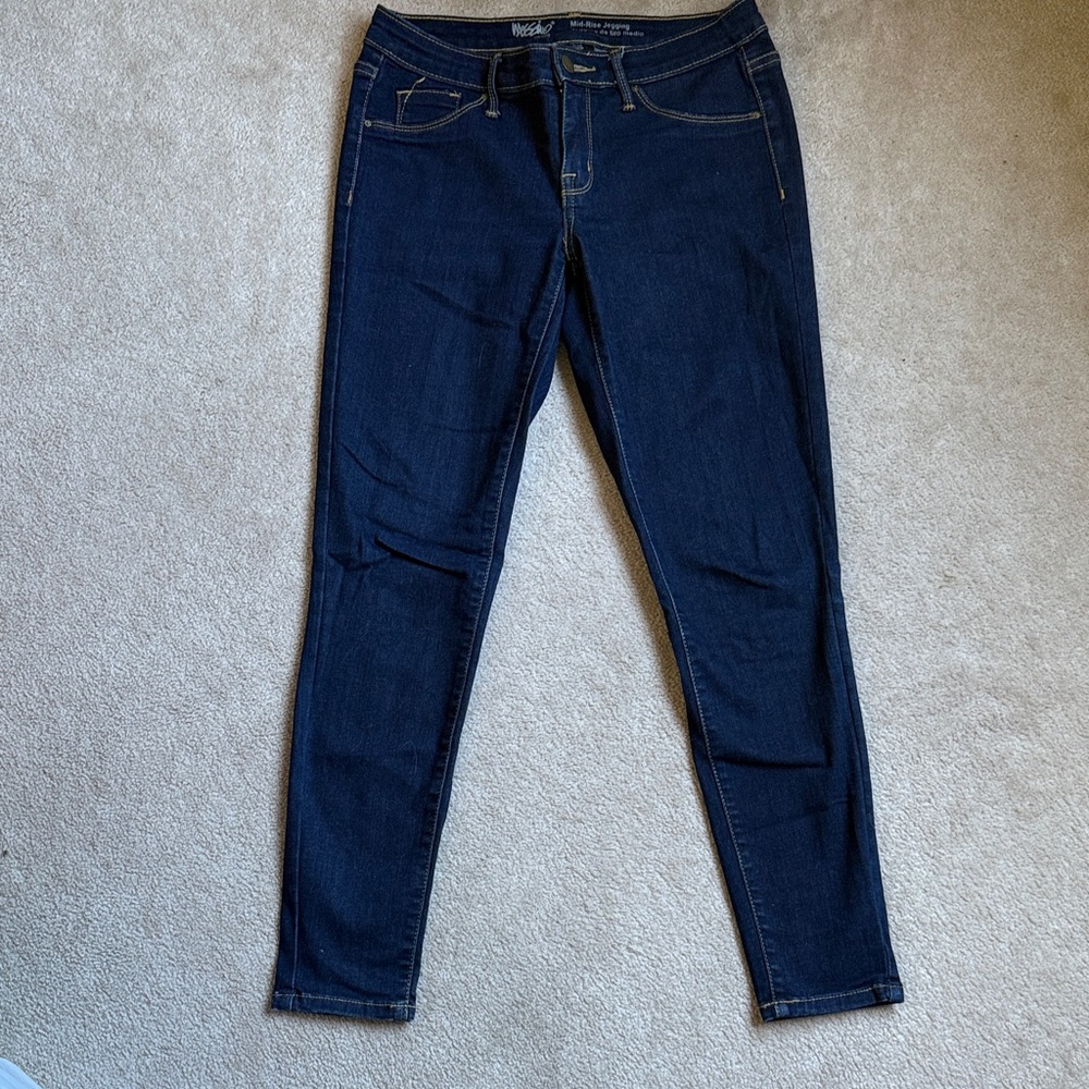Mossimo Supply Co. Women's Navy Skinny Jeans
